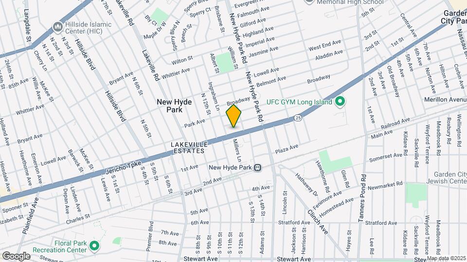 1313 Jericho Tpke Map and Location Details