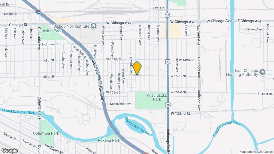5002 Northcote Ave Map and Location Details