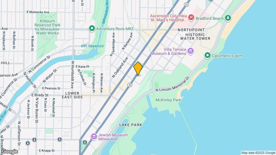 1924 N Prospect Ave Map and Location Details