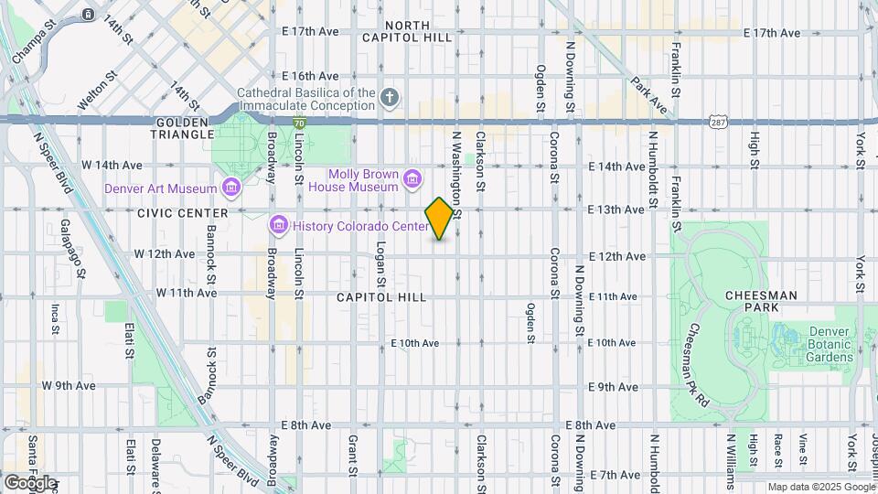 1214 N Pearl St, Unit Unit 1 Map and Location Details