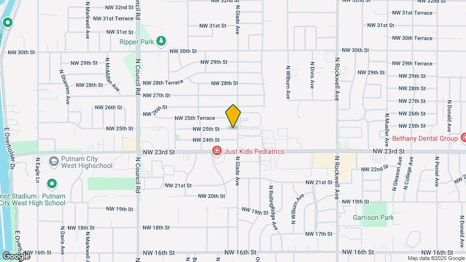 7504 NW 25th St Map and Location Details