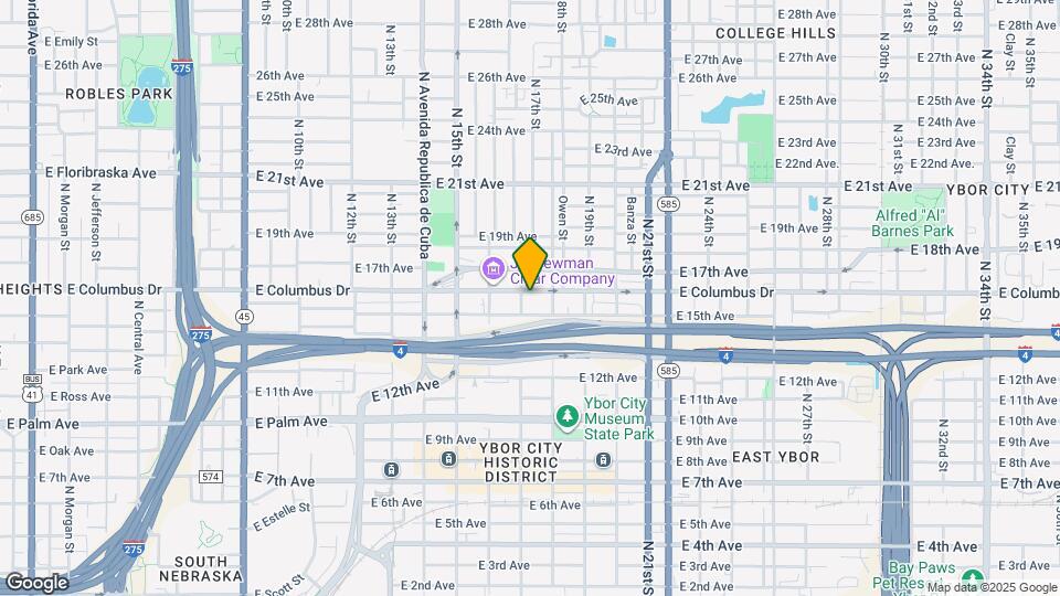 1707 E Columbus Dr Map and Location Details