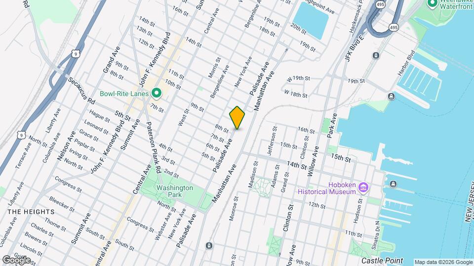 802 Palisade Ave Map and Location Details