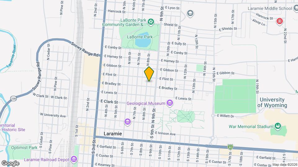 557 N 8th St Map and Location Details