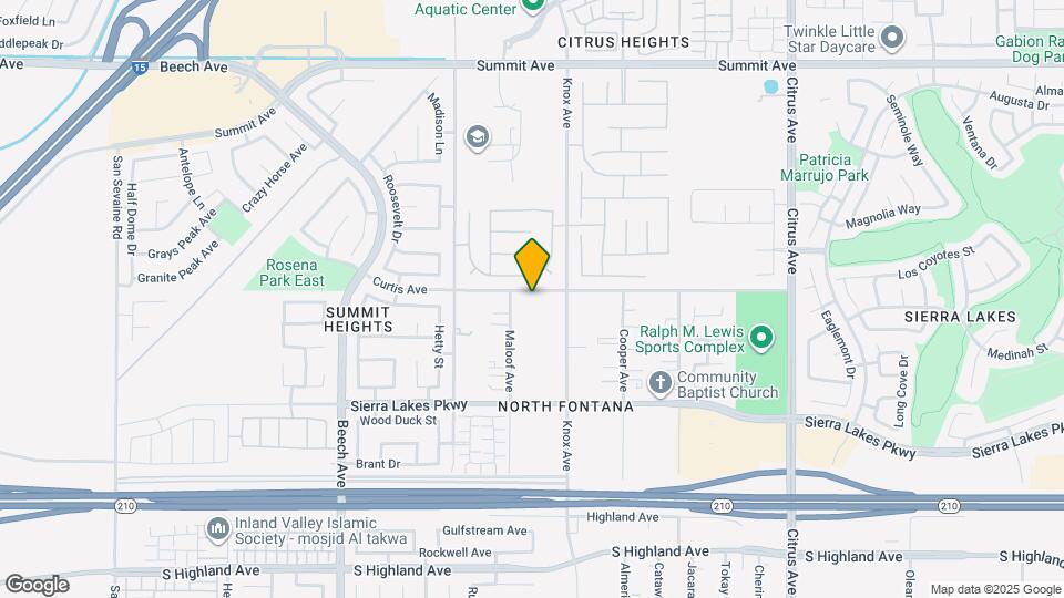 15635 Curtis Ave Map and Location Details