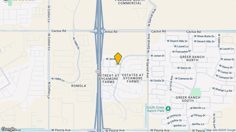 11633 N 165th Ln Map and Location Details