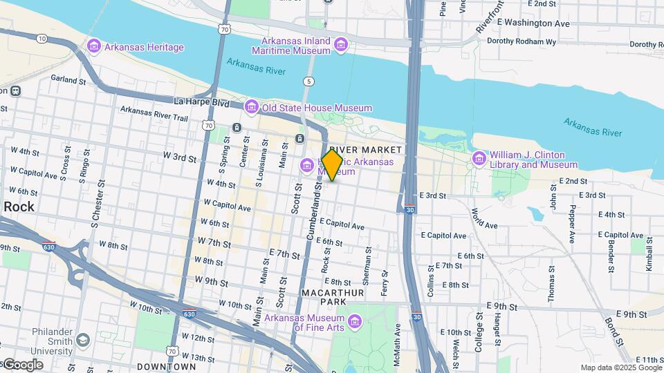 Rock Street Loft Apartments Map and Location Details