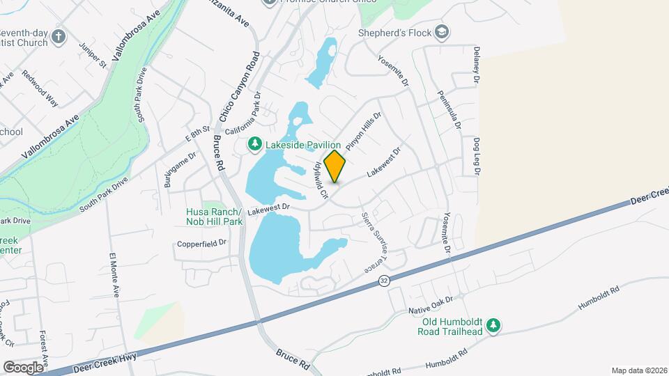 250 Pinyon Hills Dr Map and Location Details