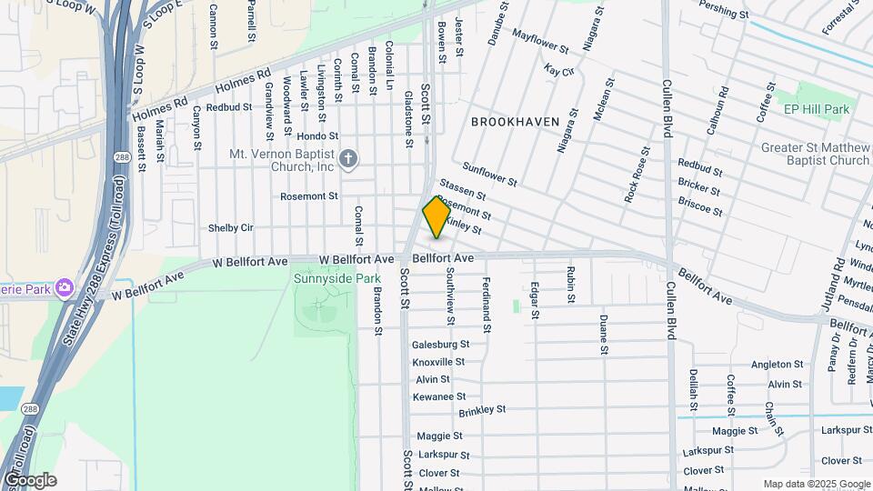 3925 Lowden St Map and Location Details