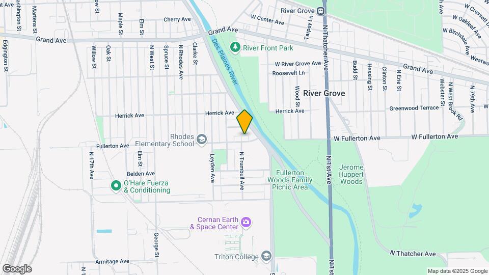 8630 Fullerton Ave Map and Location Details