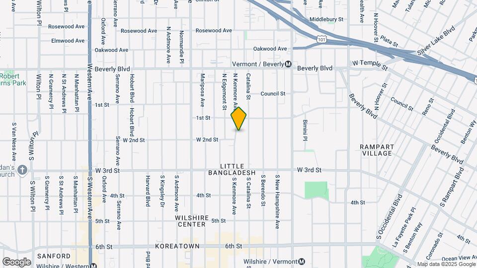 136 S Kenmore Ave Map and Location Details