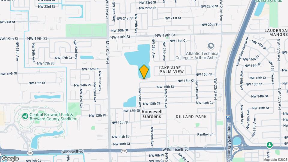 2865 NW 15th Ct Map and Location Details