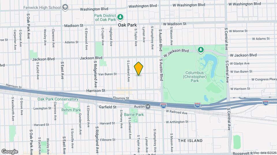 806 S Taylor Ave Map and Location Details