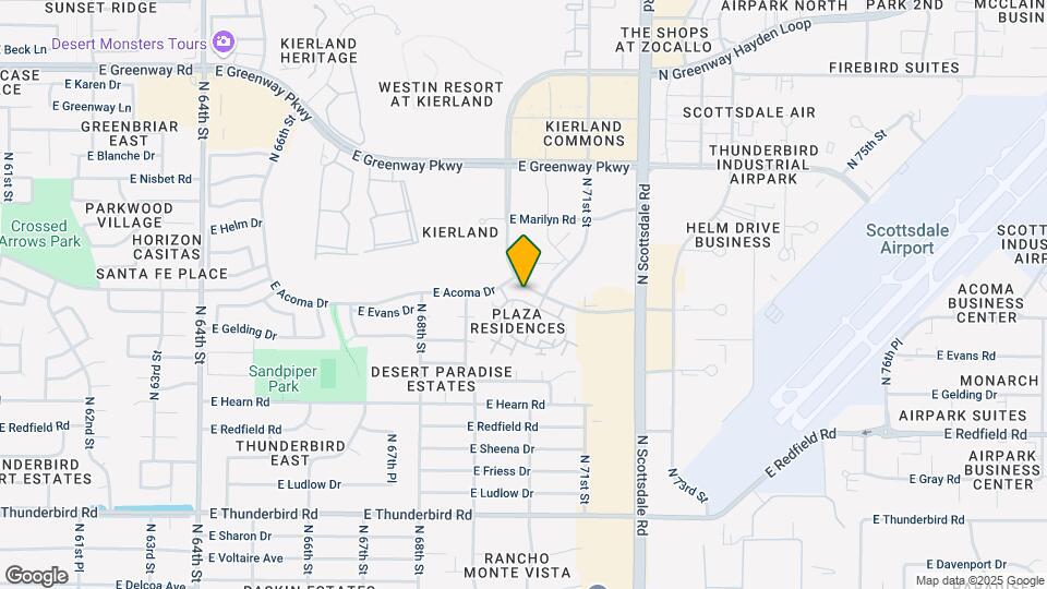 7009 E Acoma Dr Map and Location Details