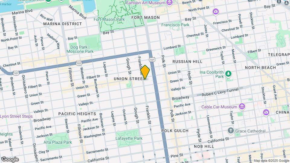2534-2536 Franklin St Mapa y Detalles de la Ubicación