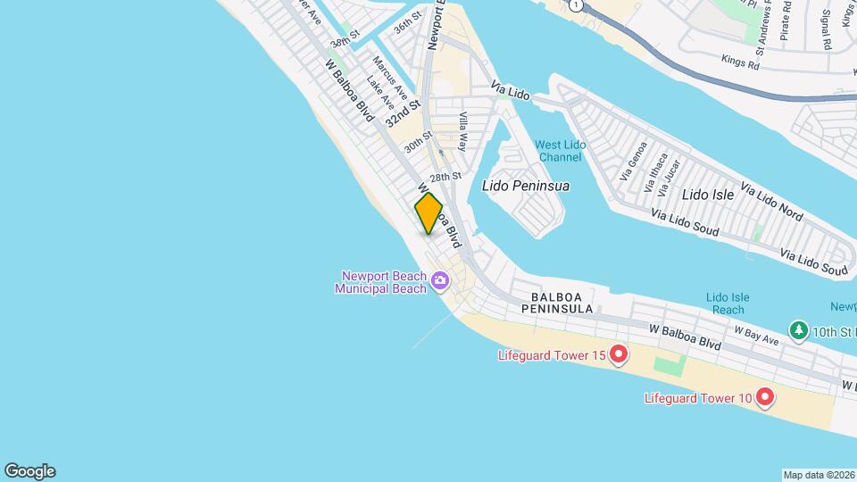 2400 W Oceanfront Mapa y Detalles de la Ubicación