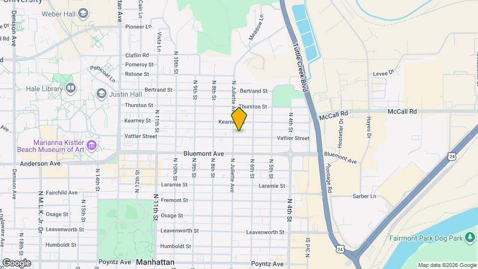 626 Vattier St, Unit #2 Mapa y Detalles de la Ubicación