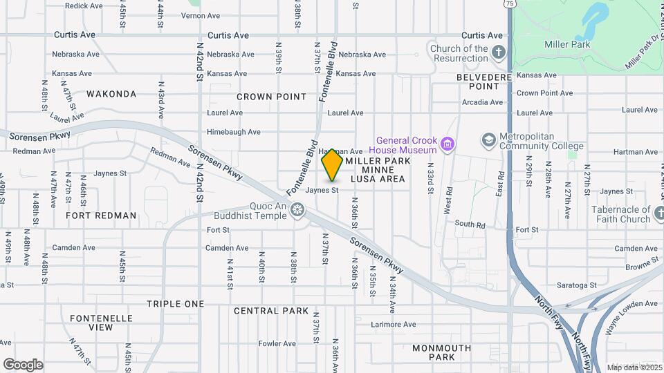 3632 Jaynes St Mapa y Detalles de la Ubicación