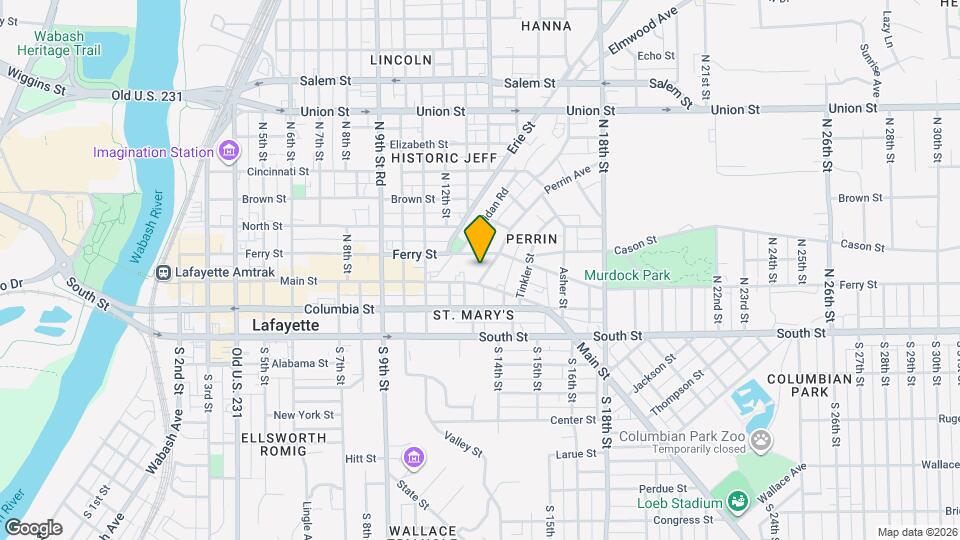 210 Perrin Ave Map and Location Details