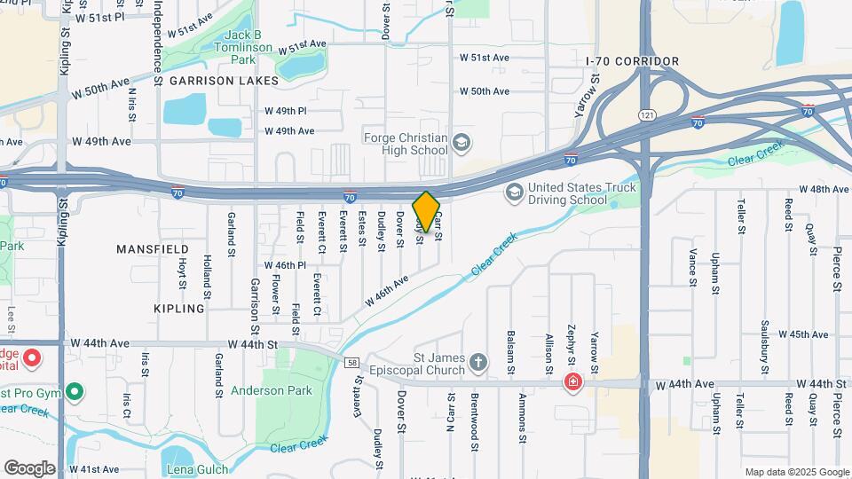 4728 Cody St Map and Location Details