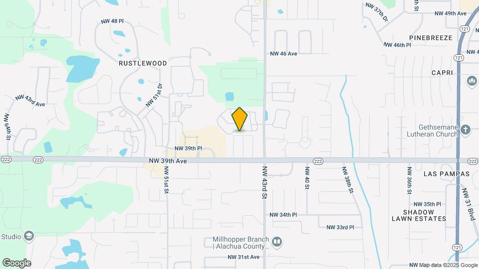 4437 NW 41 Pl Map and Location Details