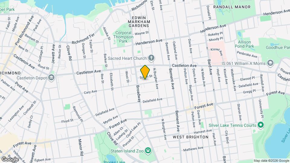 413 Cary Ave Map and Location Details