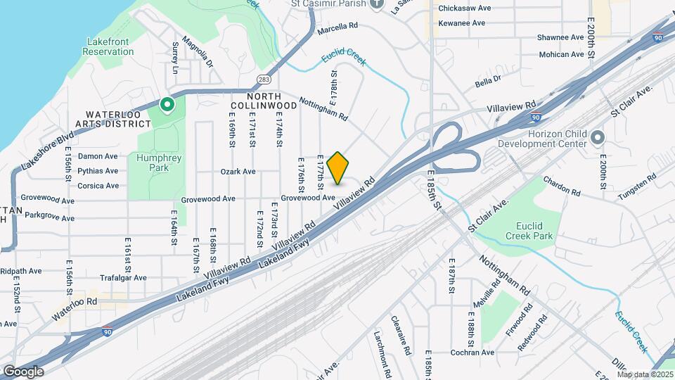 17801 Grovewood Ave Map and Location Details