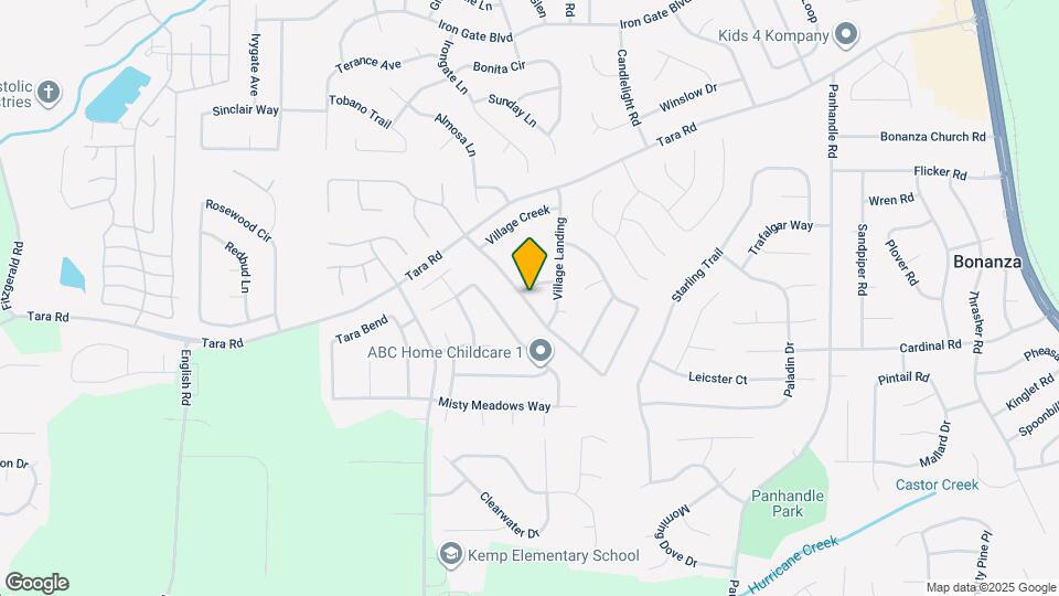 1103 Village Oaks Map and Location Details