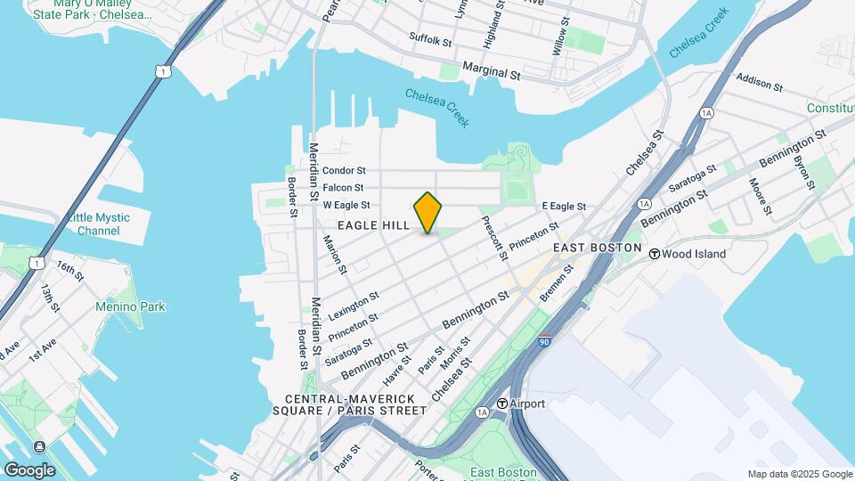 154 Trenton St Mapa y Detalles de la Ubicación