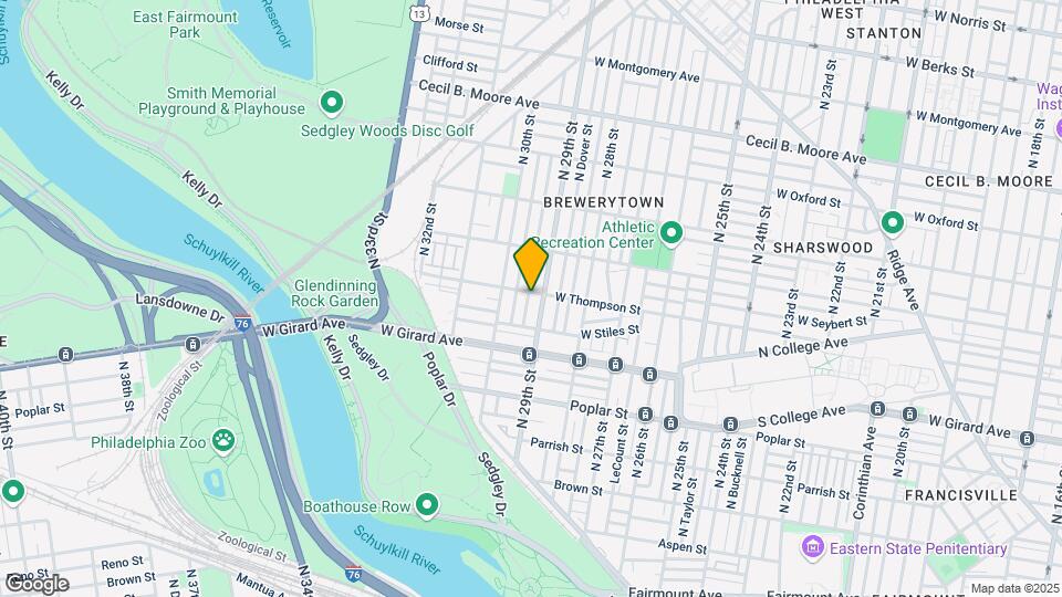 2912 W Thompson St Map and Location Details