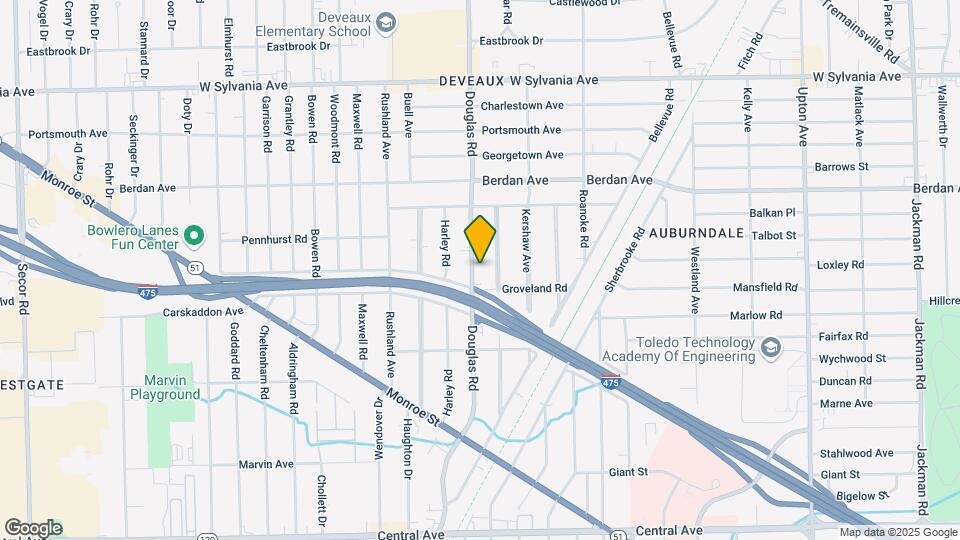 3620 Douglas Rd Map and Location Details