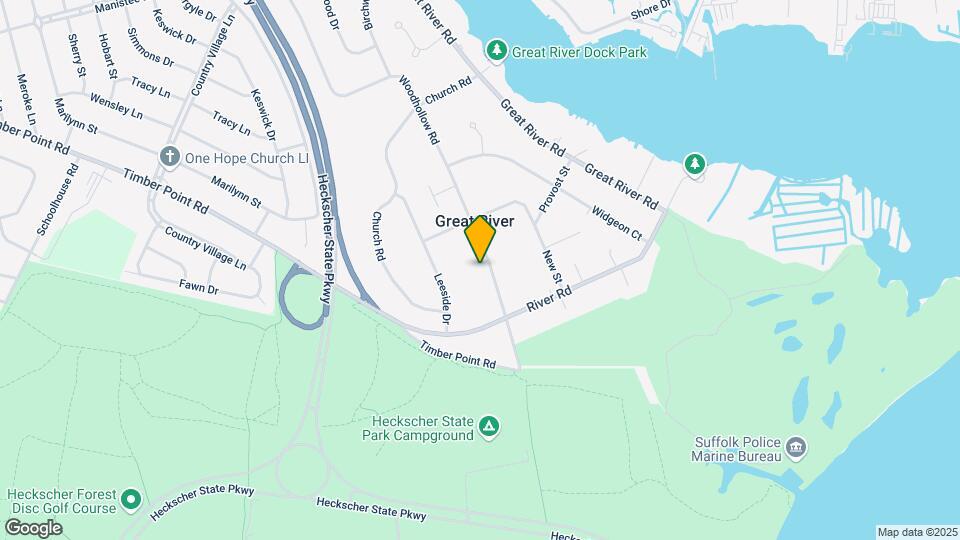 309 Woodhollow Rd Map and Location Details