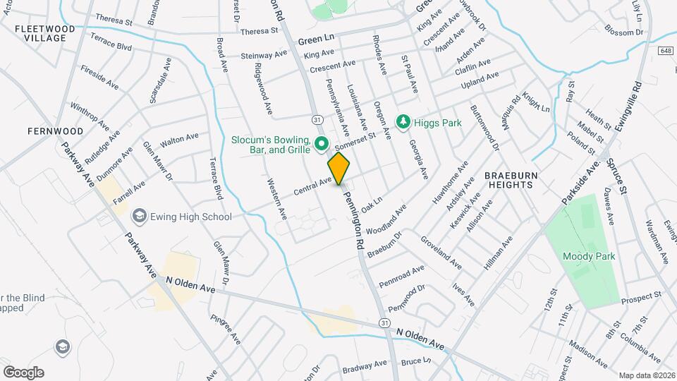 1643 Pennington Rd Mapa y Detalles de la Ubicación