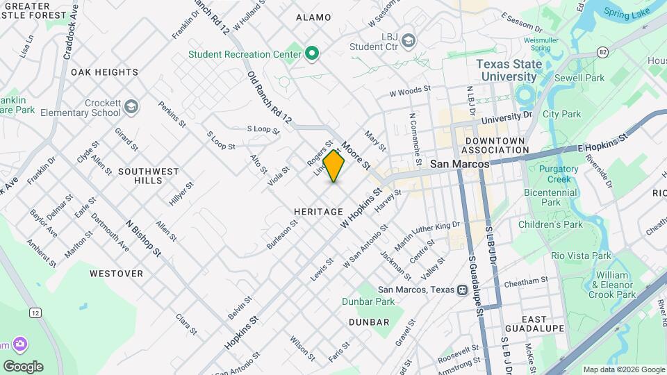 605 Burleson St Mapa y Detalles de la Ubicación