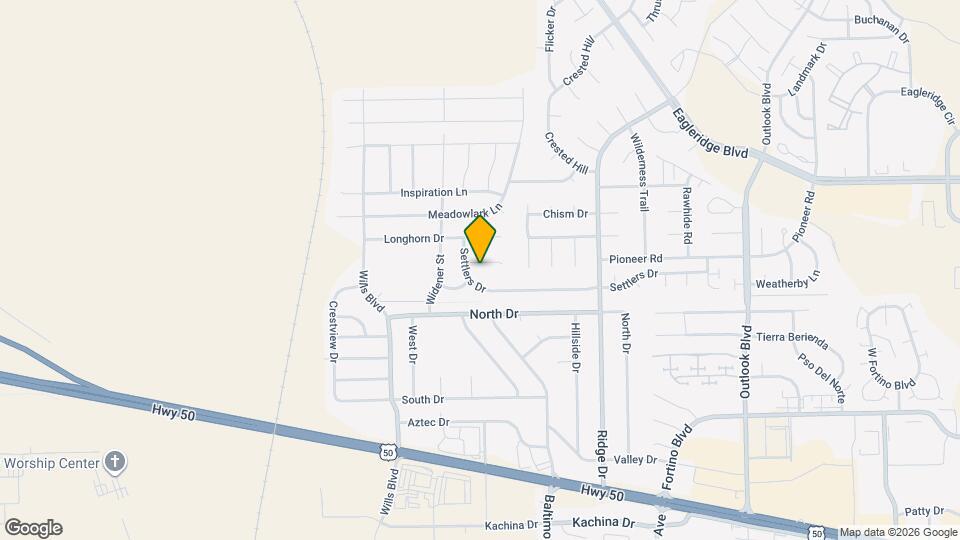 2214 Cowhand Pl Map and Location Details