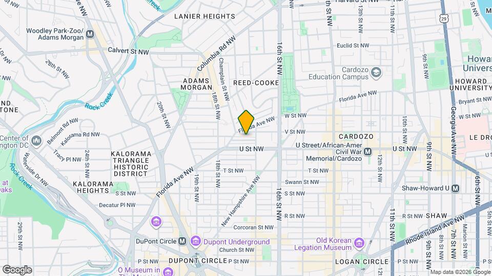 1723 Seaton St NW Map and Location Details