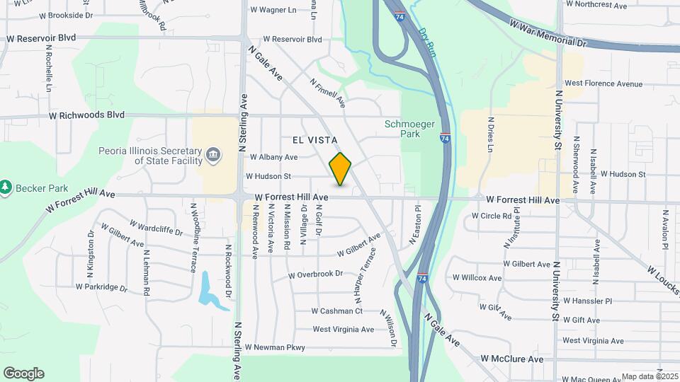 2029 W Forrest Hill Ave Map and Location Details