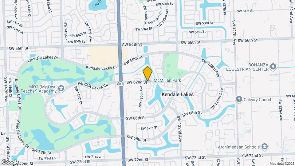 13458 SW 62nd St Map and Location Details
