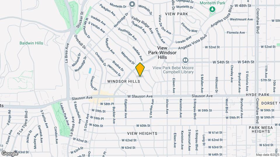 5540 Marburn Ave Map and Location Details