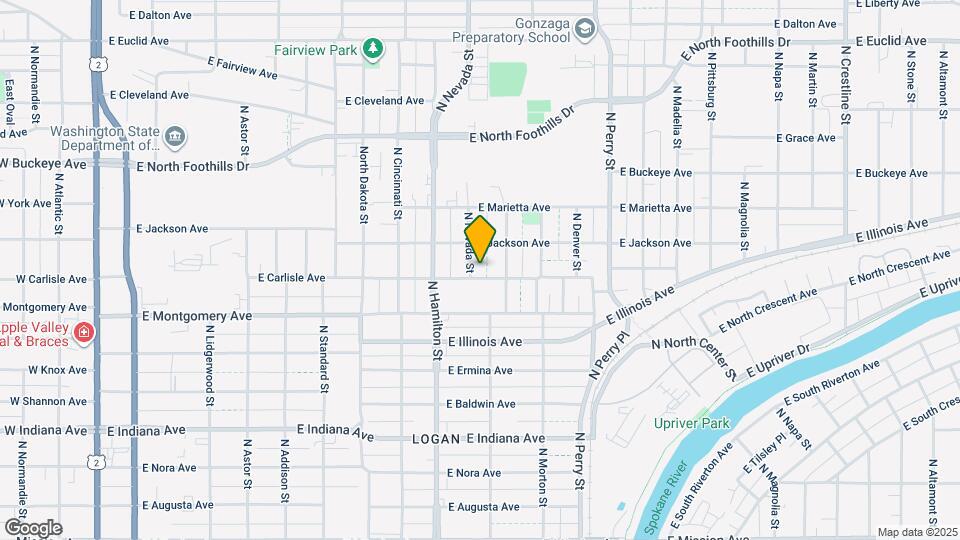 1007 E Carlisle Ave Map and Location Details
