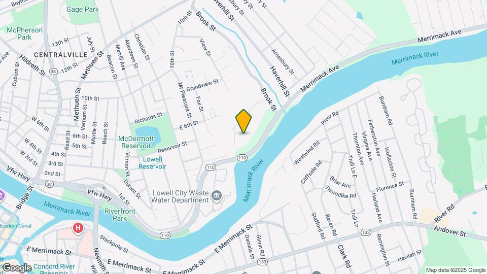 100 Merrimack Ave, Unit Cascades Furnished condo Mapa y Detalles de la Ubicación