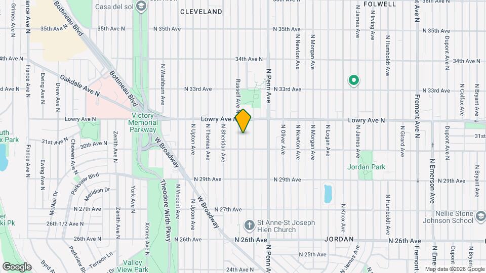 3026 Russell Ave N Map and Location Details