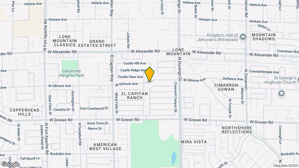 8637 W Gilmore Ave Map and Location Details