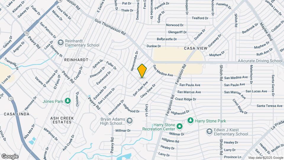 10208 San Lorenzo Dr Map and Location Details