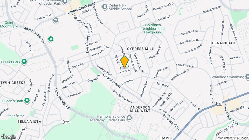 1707 Yucca Ln Map and Location Details