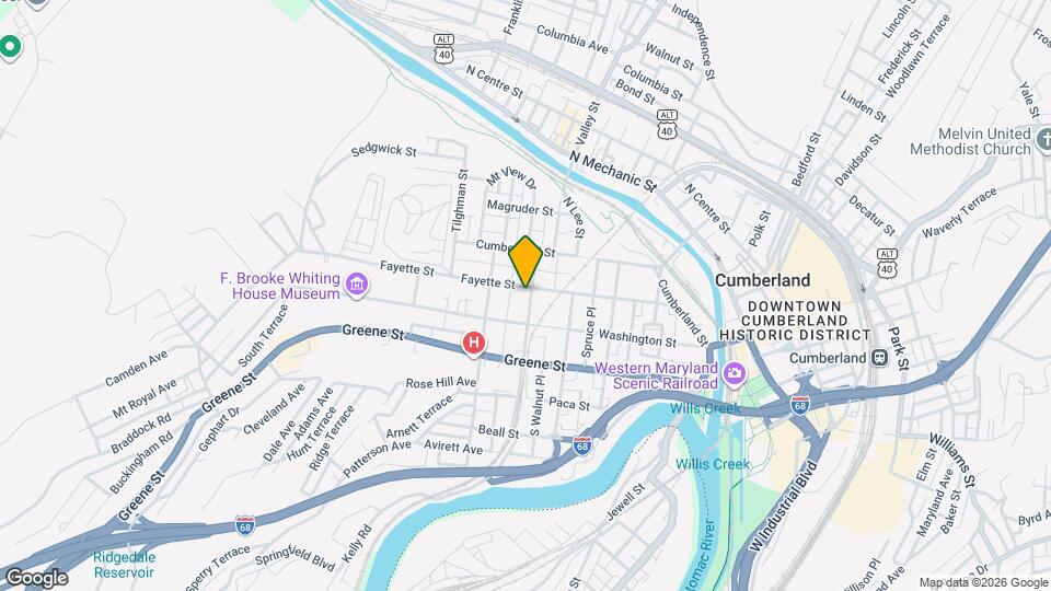 24-24 N Chase St Map and Location Details