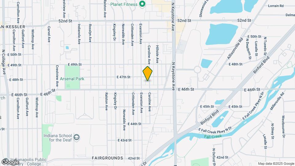 4620 Caroline Ave Map and Location Details