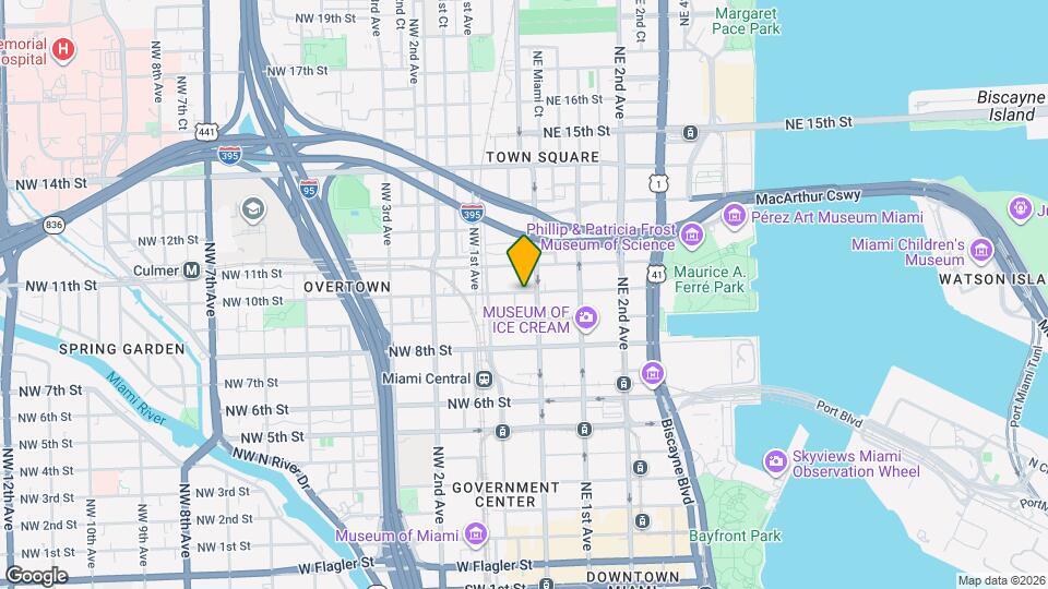 44 NW 10th St Map and Location Details