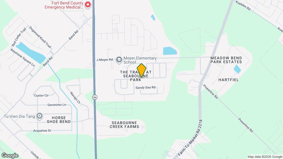 2218 Heath Ridge Ln Map and Location Details