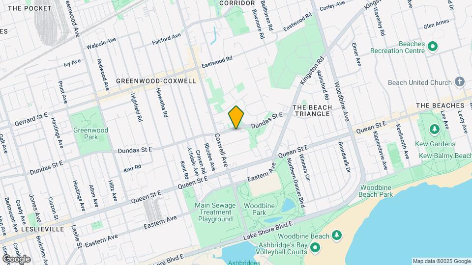 1967 Dundas St E Map and Location Details